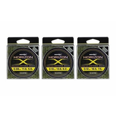 Braided Line Matrix Horizon X Coated Distance Braid x8 150m