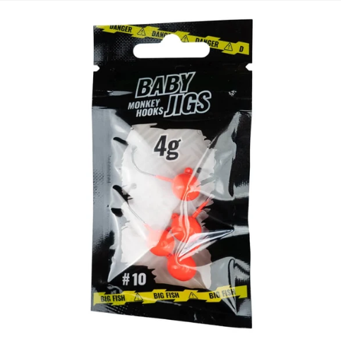 Monkey Lures Džiggalvas Monkey Hooks Baby Jigs #10 Produkts
