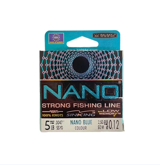 Monofīlā aukla Nano Blue 50m