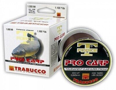 Monofīlā aukla Trabucco T-FORCE PRO-CARP - 1000m