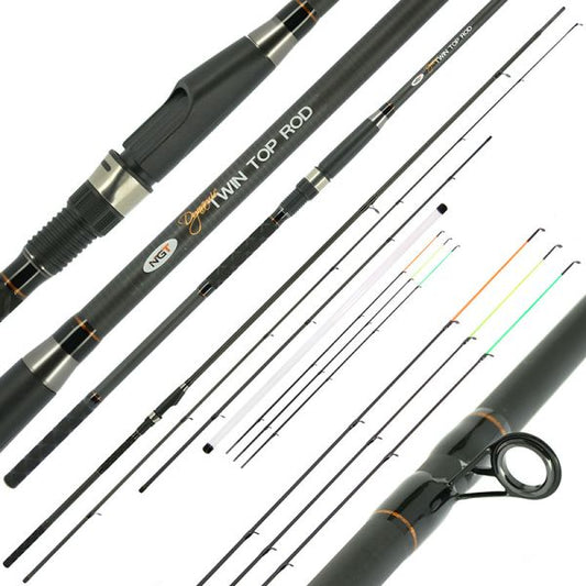 NGT Dynamic Twin Tip rod | 3.3 m | 2 lb. karbona vieglais fīderis