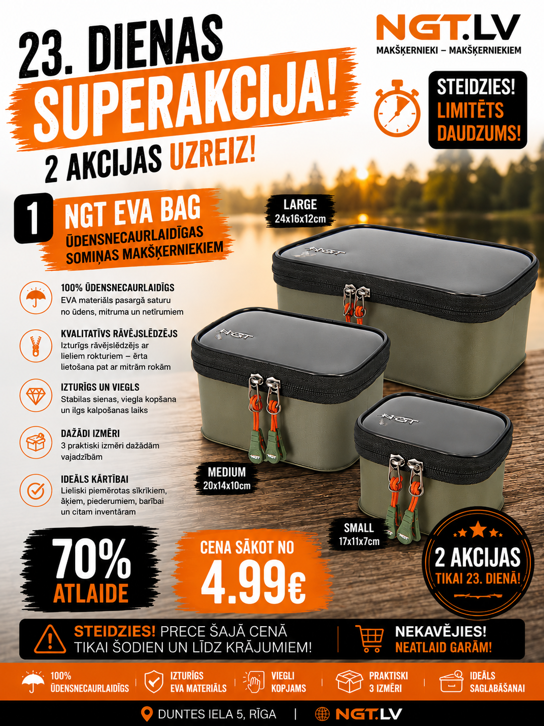 Somiņa NGT EVA BitBag - ūdensizturīga