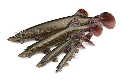 Silikona māneklis Fox Rage Ultra-Realistic Pike Replicant