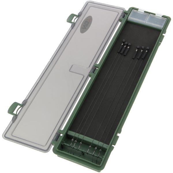 Pavadiņu Kastīte NGT Plastic Stiff Rig Wallet with Pins 900