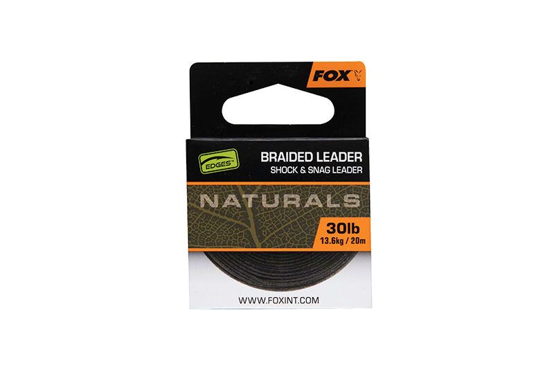 Pavadėlinė medžiaga FOX EDGES™ NATURALS BRAIDED LEADER