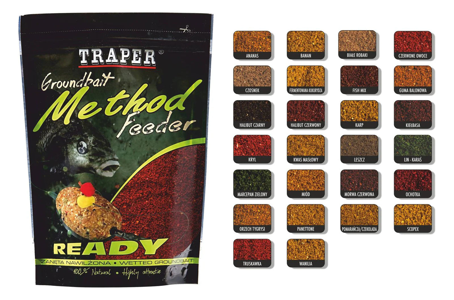 Barība Traper Method Feeder Ready 750gr