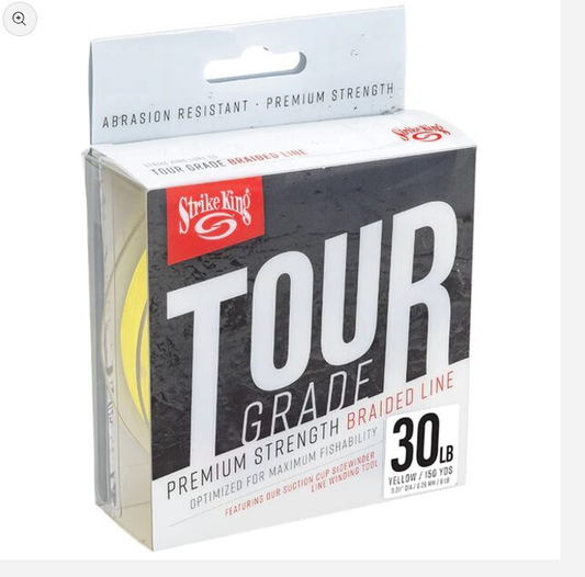 Pītā Aukla Strike King Tour Grade Braided Fishing Line Green 135 m