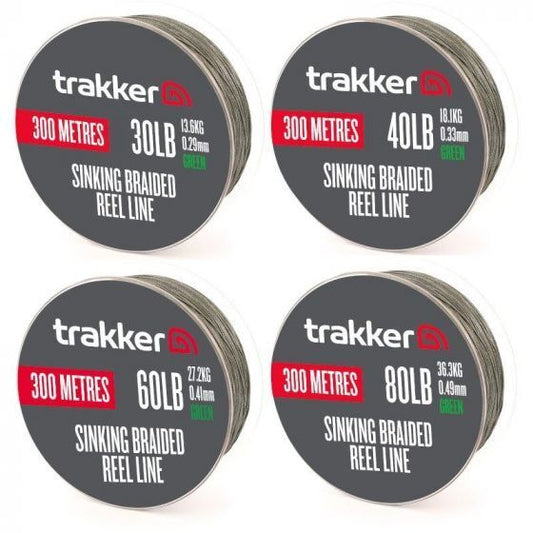 Pītā aukla Trakker Sinking Braid Reel Line