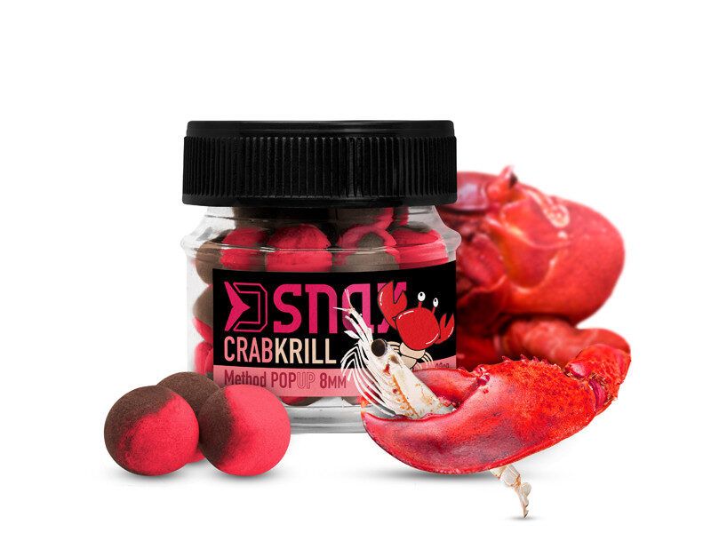Plaukiantys boiliai Pop Up Delphin D SNAX POP lure / Crab-Krill