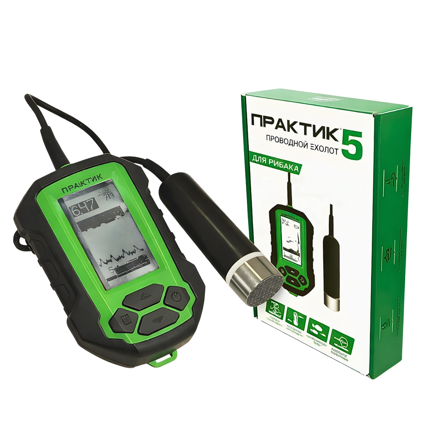 Ziemas Eholote PRAKTIK 5 Multi-Language