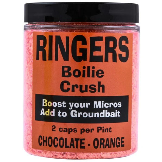 Ringers Boilie Crush Chocolate smalcinātas boilas