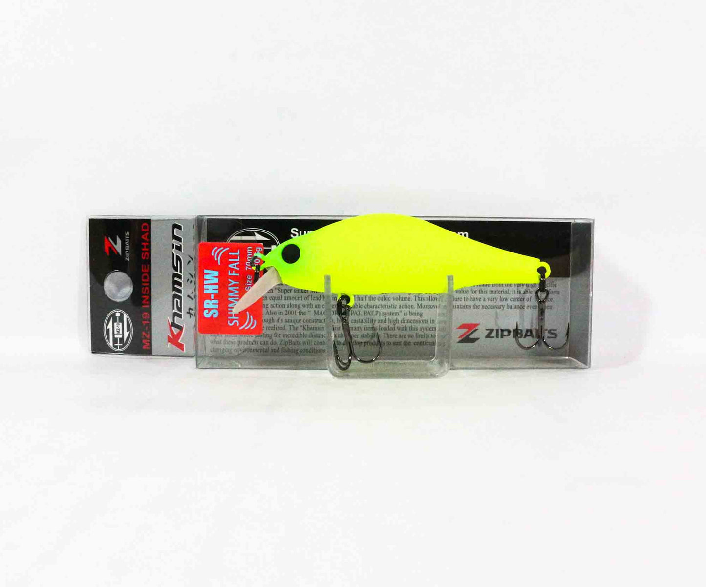 Vobleris Zipbaits Khamsin SR HW 70mm Shimmy Fall Sinking