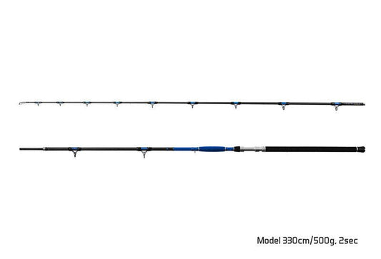 Samu Makšķere Delphin HAZARD / 2 parts 330cm/500g