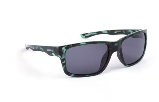Saulesbrilles Shimano Eyewear Dark Green Tortoiseshell & Dark Grey