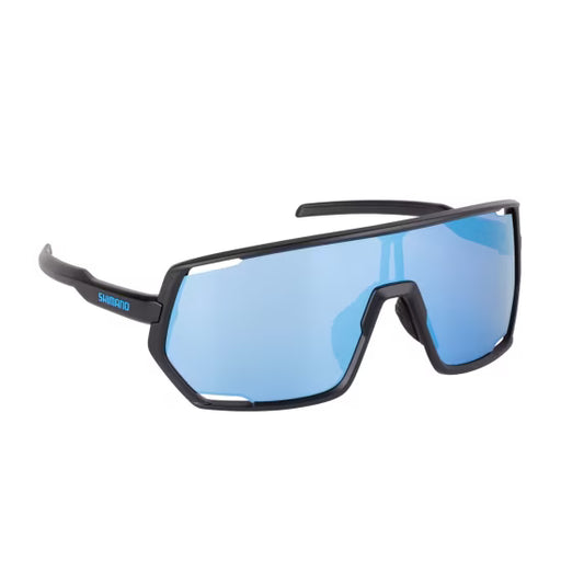 Shimano Saulesbrilles Shimano Lesath Matte Black & Blue Mirror Produkts