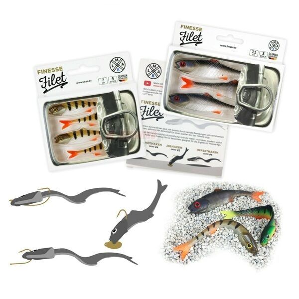 Silikona Mānekļi LMAB Finesse Filet 11cm