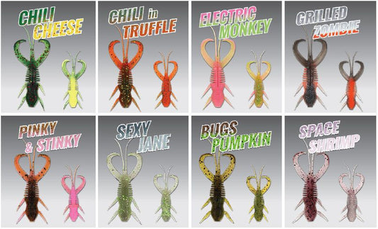 Silikona mānekļi Monkey Lures Craby Lui 7,5cm