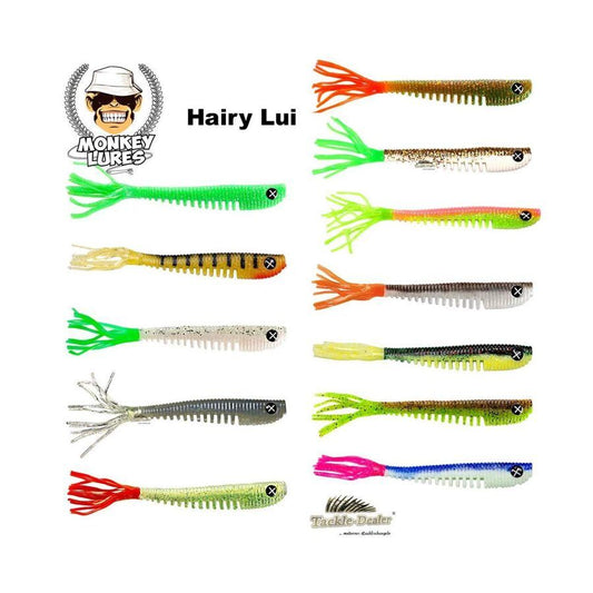 Silikona mānekļi Monkey Lures Hairy Lui 14cm 3gab