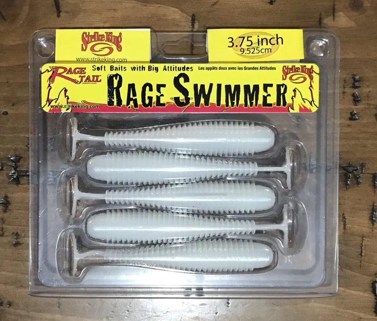 Silikona mānekļi Strike King Rage Tail , Rage Swimmer 3.25" / 8,25cm