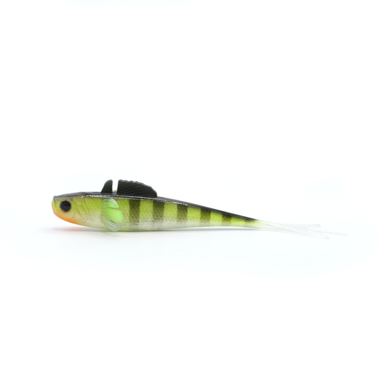 SIlikona Māneklis LureJunks WEEPIN 22 Chrystal Ghost Perch 20,5cm