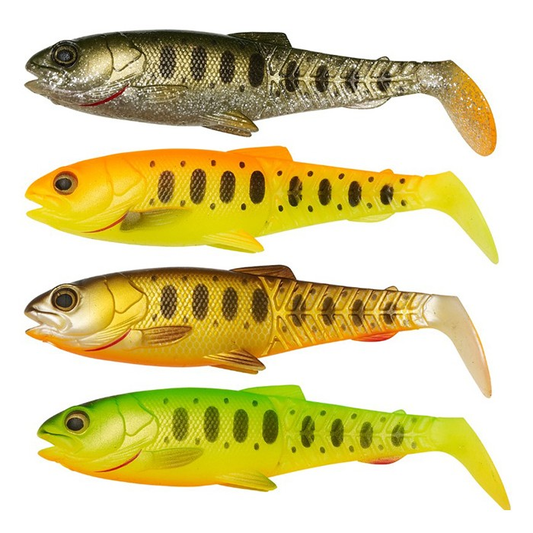 Silikona māneklis Savage Gear Craft Cannibal Paddletail 8.5cm, 7g | 4 gab.