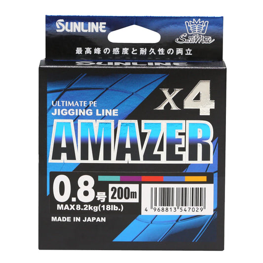 Sunline Pītā aukla Sunline Amazer x4 PE MultiColor 200m Produkts
