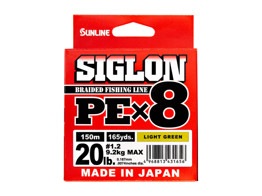 Sunline Pītā aukla SUNLINE Siglon PEx8 150m Light Green Produkts