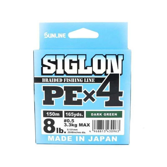 Pītā aukla Sunline Siglon PEx4 150m Dark Green