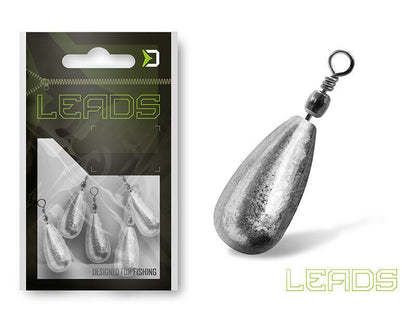 Svins Delphin LEADS Pear with swivel