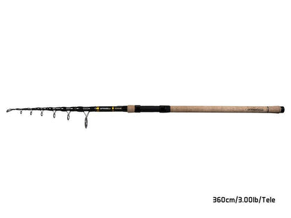Teleskopiskā makšķere Delphin ARMADA NX TRAVEL BlackWay Cork 360cm/3.00lbs