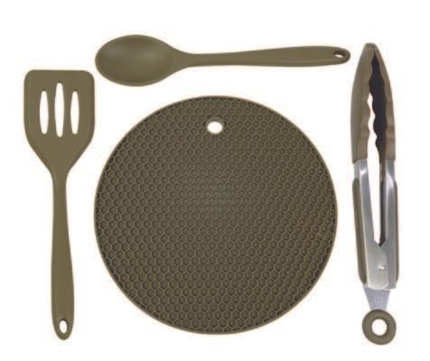 Trakker Piederumu komplekts ARMOLIFE SILICONE UTENSIL SET Produkts