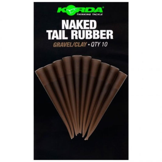 Trubiņas KORDA Naked Tail Rubber Gravel/Clay