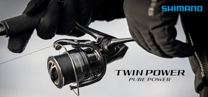 LABĀKĀ LAŠU SEZONAS SPOLE TWIN POWER 4000 SHIMANO