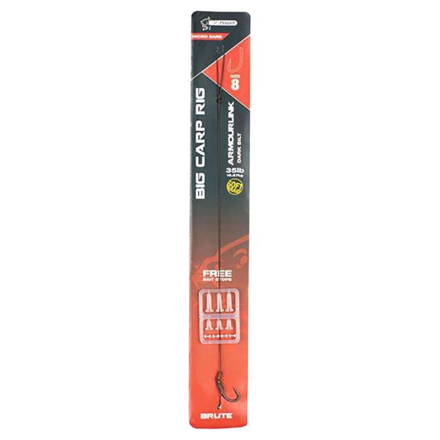 NASH BIG CARP RIG, Gatavā lielo karpu pavada ar Brute āķiem