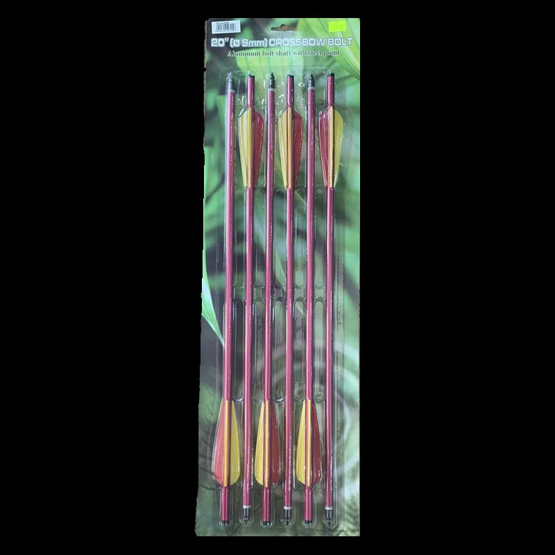 Alumīnija Bultas Arbaletam ar Dzelzs Galu , 0.9mm , 16" un 20" collas ( 40 un 50 cm)