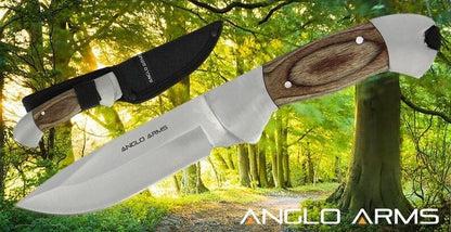 Pakkawood Survival Knife with Fire Starter - Pakkawood izdzīvošanas nazis ar uguns starteri