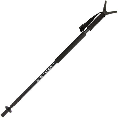 Anglo Arms Black Shooting Stick - Telescopic Adjustable V Rest, Medību/šaušanas nūja
