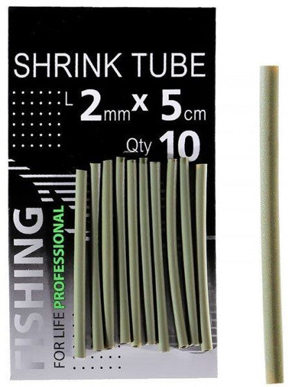 Prof montazh Saraušanās truba , Shrink tube 2mm , 5cm , 10pcs
