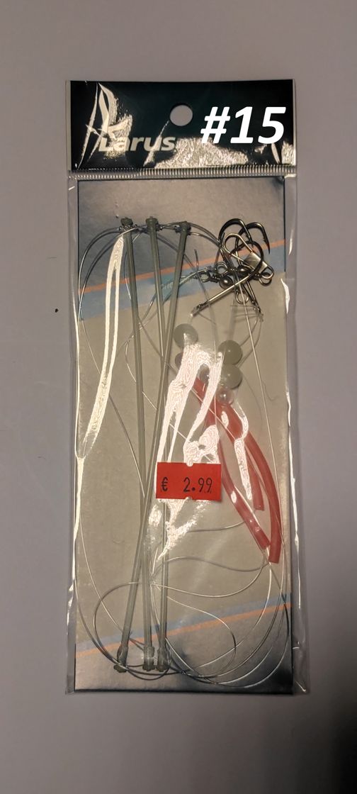 Larus Flatfish Rig - Jūras makšķerēšana , gatavās sistēmas butēm