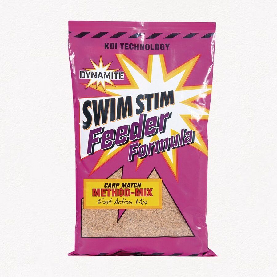 Dynamite Swim Stim Feeder Formula Method Mix Groundbait, Maltā barība