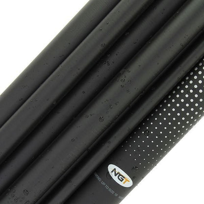 NGT Carp Basher - 11m Carbon Carp Pole with Spare Top 3 / Karpu makšķerkāts bez riņķiem