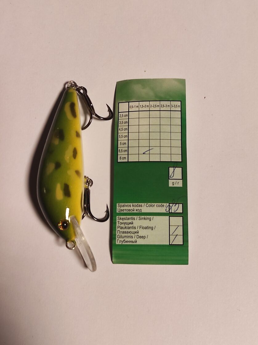 Vivingra lašu mānekļi / Vobleri 8g