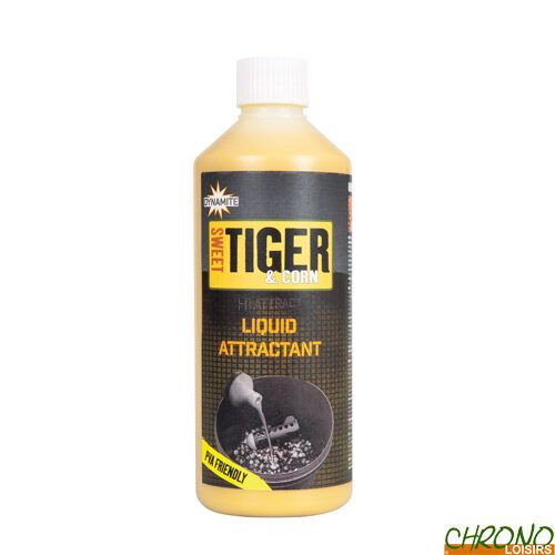 Dynamite Sweet Tiger & Corn Liquid Attractant, Saldā tīģerrieksta un kukurūzas šķidrais pievilinātājs