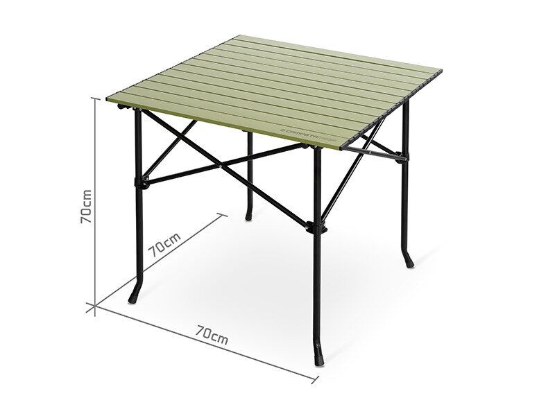 Delphin Folding table CAMPSTA Mega / Salokāms galds 70x70x70cm