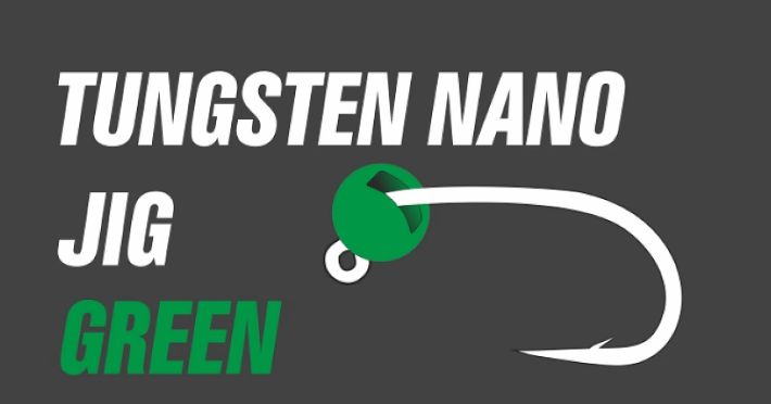Tungsten Jig Head Tungsten Nano Jig #12 0.1g-1.4g Fluo Green