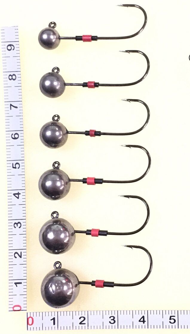 Fish On Volframa džiggalva jig head ar MEITO #1/0 āķi 3.5gr - 18gr