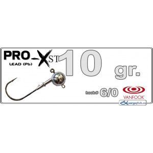 Džiggalva PRO X ST ar 2 acīm, izmērs 6/0 jig head 4 līdz 30 grami jig head