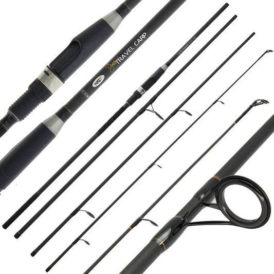 NGT Dynamic Travel Carp - 11ft, 4pc, 2.75lb, 4-daļīgs makšķerkāts - 3.3m no Karbona