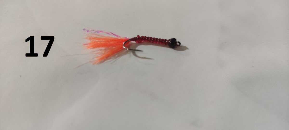 Ziemas mānekļi - Peipusa mušas ar UV efektu - dažādas krāsas un varianti