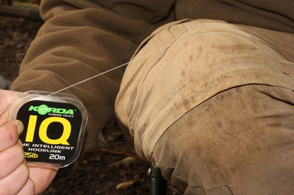 Korda - IQ Fluorocarbon Hooklink, Fluorokarbona pavadmateriāls - 20Lb/25Lb